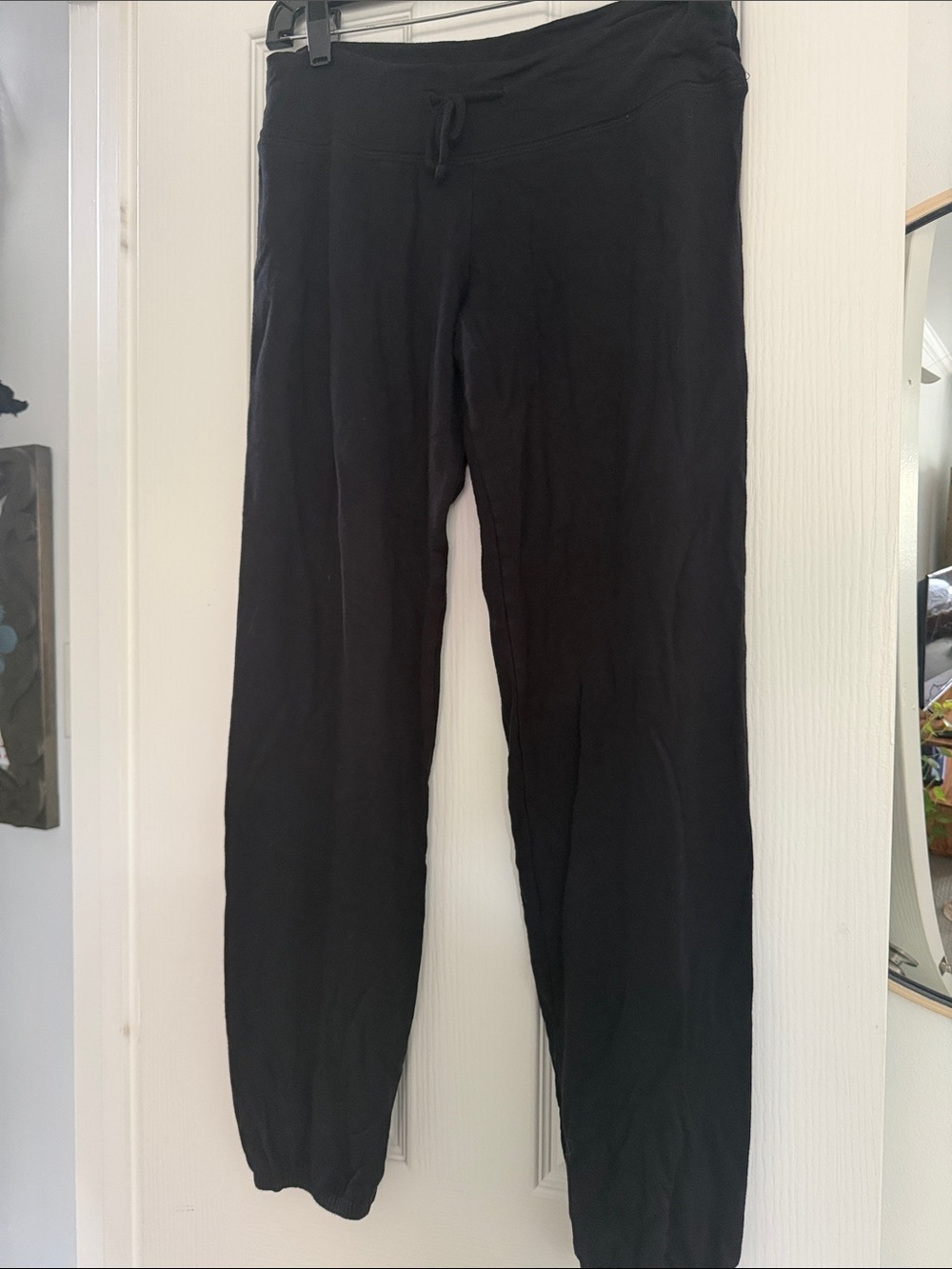 Beyond Yoga Black Drawcord Joggers